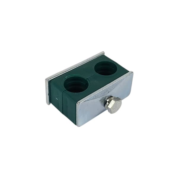Dubbelhållare för 32 mm hydraulrör