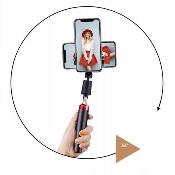 SELFIE-STIV + BLUETOOTH-FJÄRRKONTROLL