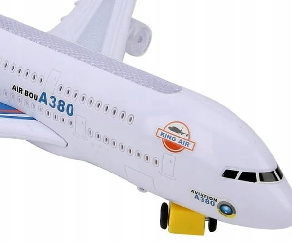 PASSAGERFLYLYSLYD kører STORE 45 cm A380 LED-dioder