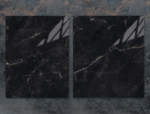 GLASSKYDDSPLÅT FÖR SPIS 85x52 MARMOR