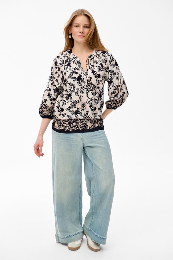 Nori Sort Damebluse 36/38