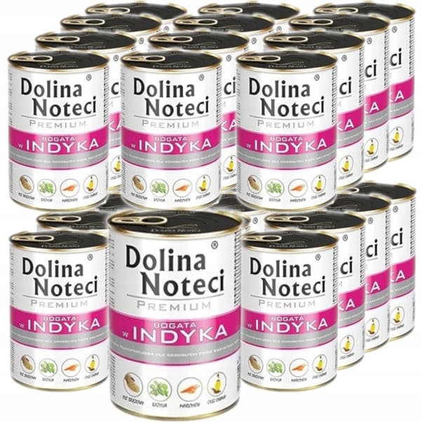 Dolina Noteci Premium våtfoder för hundar KALKON Burk 24x400g