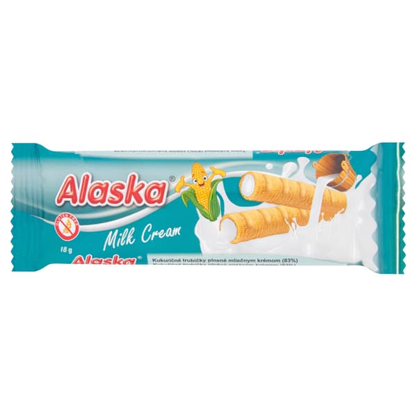 ALASKA majsruller med mælkefløde 18g