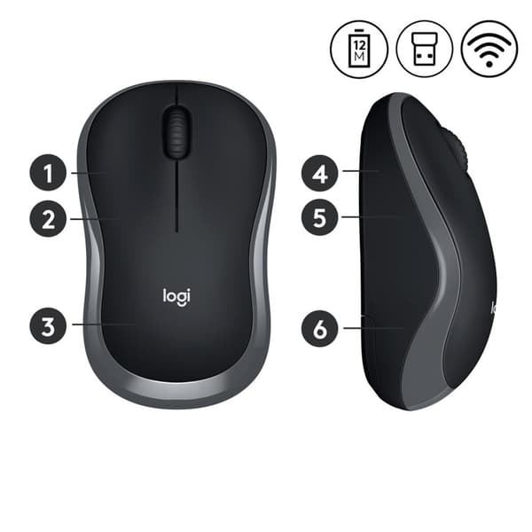 Logitech M185 SWIFT GREEN -hiiri