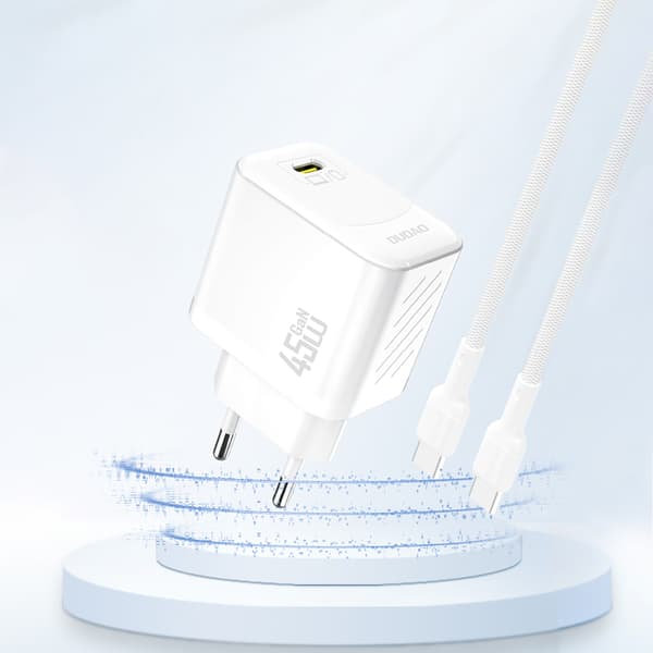 A28 GaN USB-C 45W väggladdare - Vit
