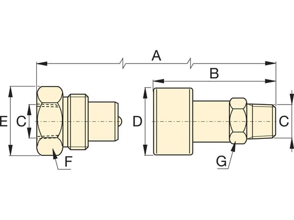 Lynkoblingsmuffe CR400 Enerpac 3/8" nptf 700ba