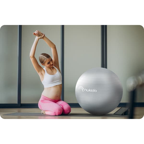 Graviditets-aerobicbold 65 cm NS-951 grå