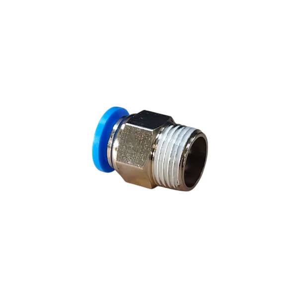 Tekalan lynkobling, lige, med 1/2" gevind, til fi6