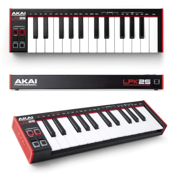 AKAI LPK 25 MKII - Mini USB/MIDI-keyboardkontroller