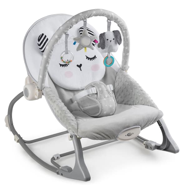 Nukido gungsäng med vibration - grå