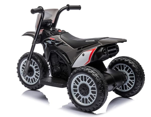 Honda CRF450 batteridrivet trehjuling åkbar med ljud grå