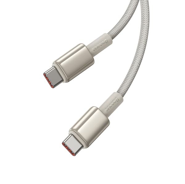 Tungsten Gold USB-C 100W 2m-kabel - Guld