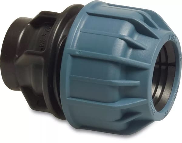 PP-adapter 25 mm x 3/4 klamp x GW 10 bar
