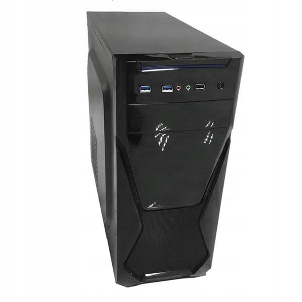Akyga AK13BK Midi ATX -kotelo 2xUSB 3.0 1xUSB 2.0 ilman virtalähdettä