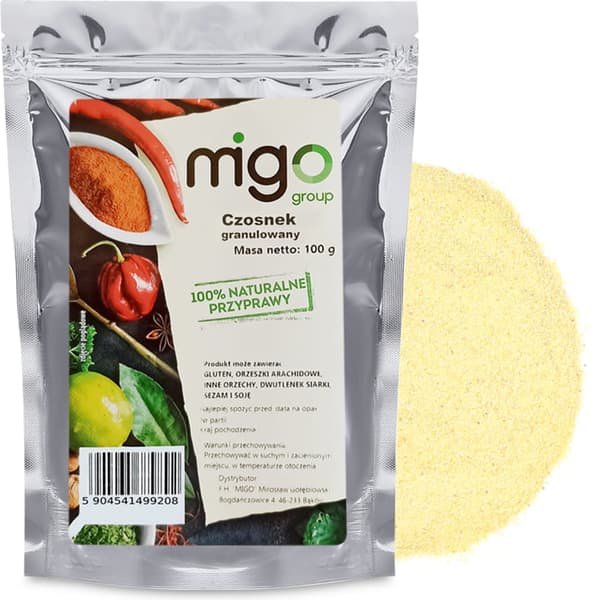Granuleret hvidløg (100g) - MIGOgroup