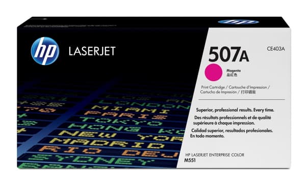 HP 507A (CE403A) tonerkassett, magenta