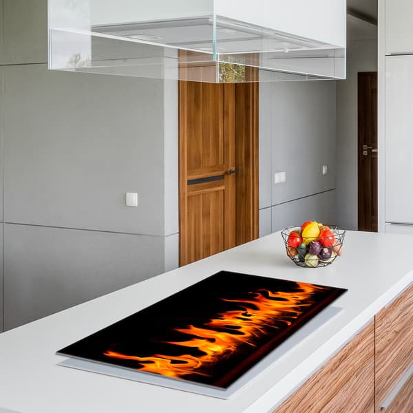 Glasbeskyttelsesplade til brændeovn 90x52 Fire