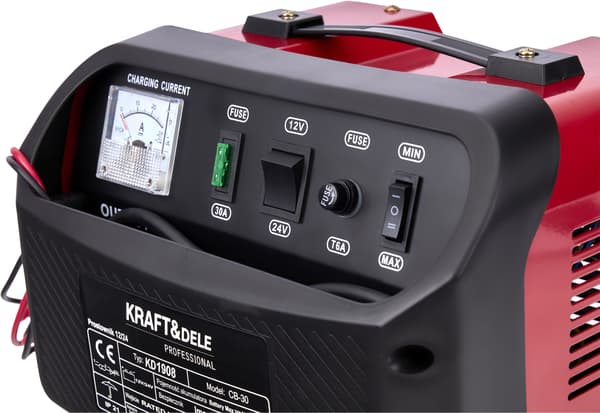 Bilbatteriladdare 12/24V 30A | Kraft&Dele