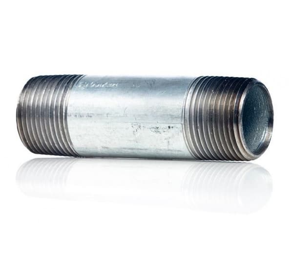 Tosidigt rørbinding 1/2 900 mm varmforsinket
