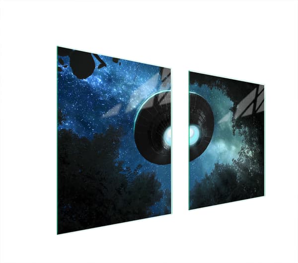 LASINEN SUOJALEVY LIEDELLE 85x52 UFO