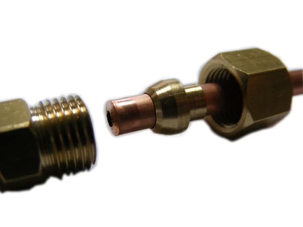 Bremsslange regenereringssæt Cu 250cm M10x1 SF - uden krympning