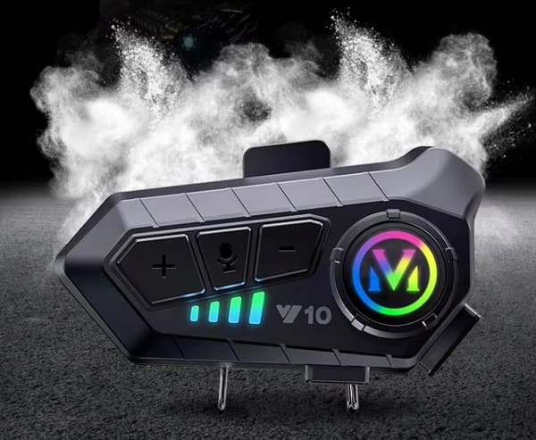 BLUETOOTH Y10 UNIVERSAL MOTORCYKELINTERCOM MED HYBRIDMIKROFON