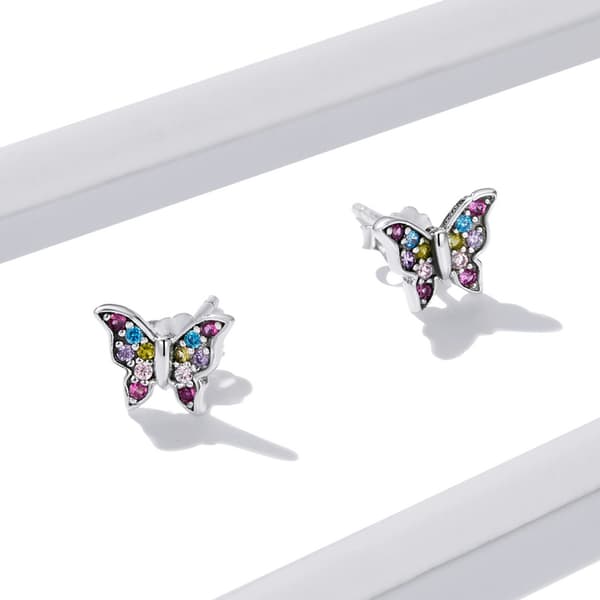 Pendientes de plata Pendientes de mariposa Plata 925