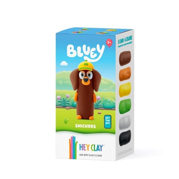 Hey Clay - Blå Snickers Figur + Tillbehör 5-pack