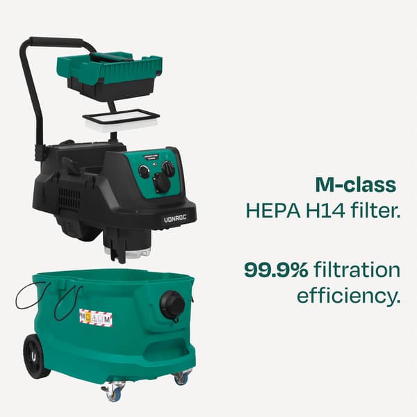 VONROC HEPA H14-filter – vaskbart | Til VC513AC