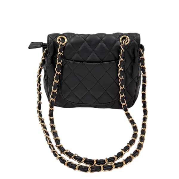 Axelremsväska crossbody, svart