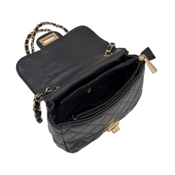 Axelremsväska crossbody, svart