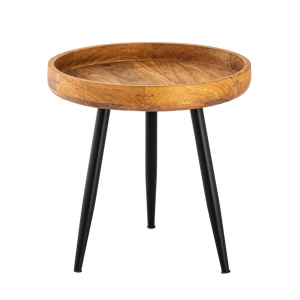 Sidebord træ rundt Ø 40 sofabord mat