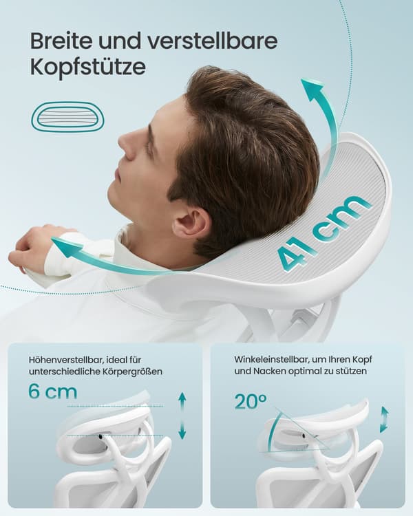 Ergonomisk kontorsstol, skrivbordsstol, datorstol