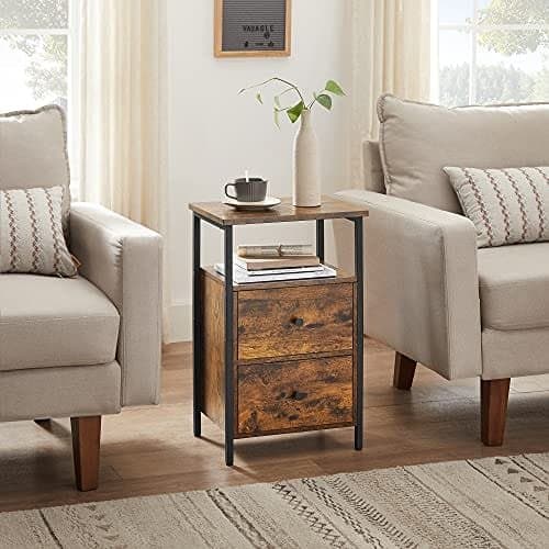 Vasagle Bedside Table, 38 x 28 x 60 Let521b01