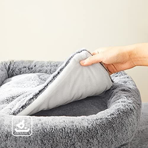 Cat Scratching Post med Mjukt Omslag Gråblått
