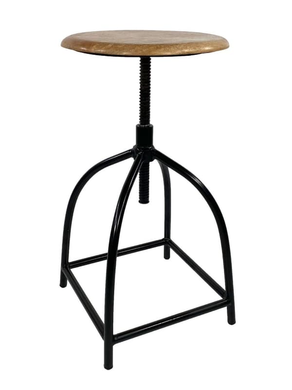 Svängbar pall Bar Snurrstol Liverpool Solid Wood