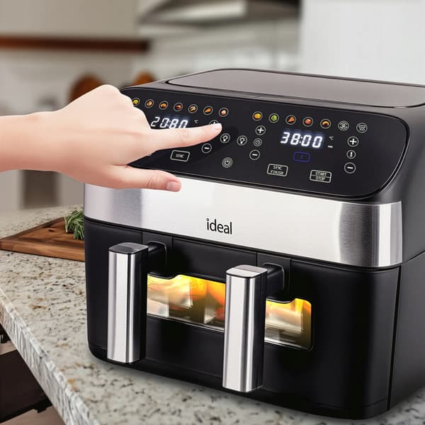 Airfryer - dobbelt, delt kammer