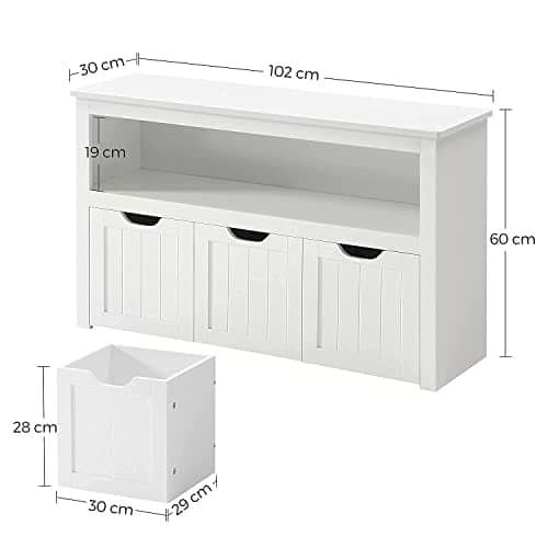 Vasagle förvaringsskåp LHS380W01
