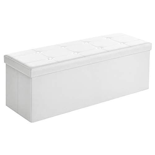 SONGMICS Foldbar Ottoman i Kunstlæder