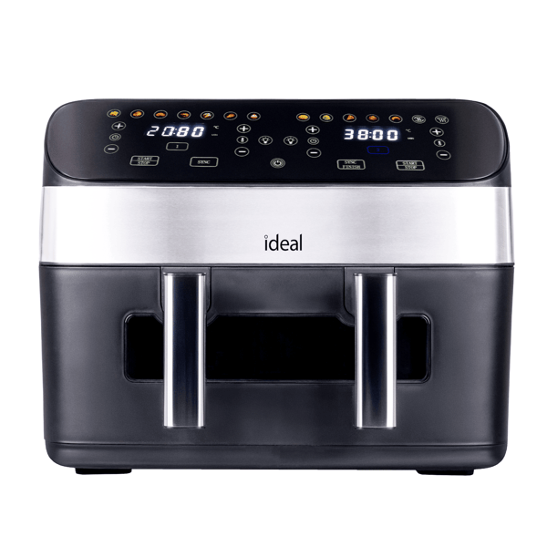 Airfryer - dobbelt, delt kammer