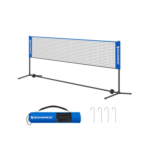 Badmintonnät 4m Bärbart med Stativ