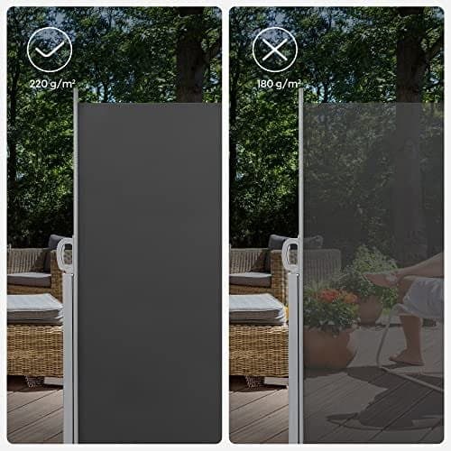 SONGMICS Sidomarkis – 220gsm polyesterduk