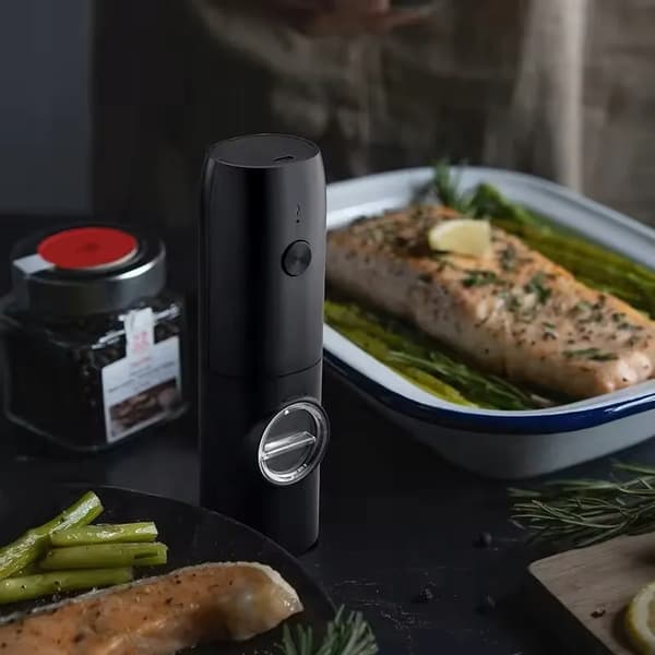Elektrisk Salt-, Pepparkvarn, Batteri, Usb-laddning, Set Ohm 2