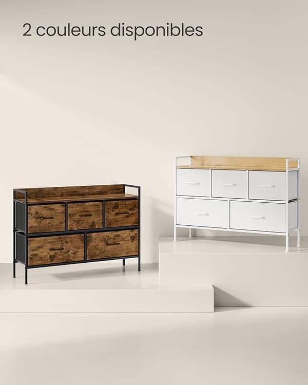Byrå, Garderob, Förvaringsenhet, Metallram