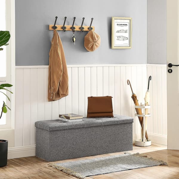 Songmics Foldable Footstool 38 x 38 x 38 cm
