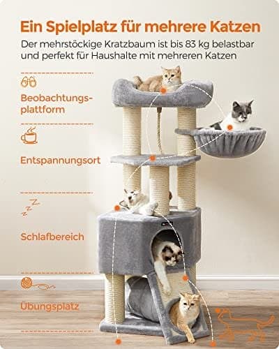 Feandrea Cat Tree isoille kissoille, kissapuu
