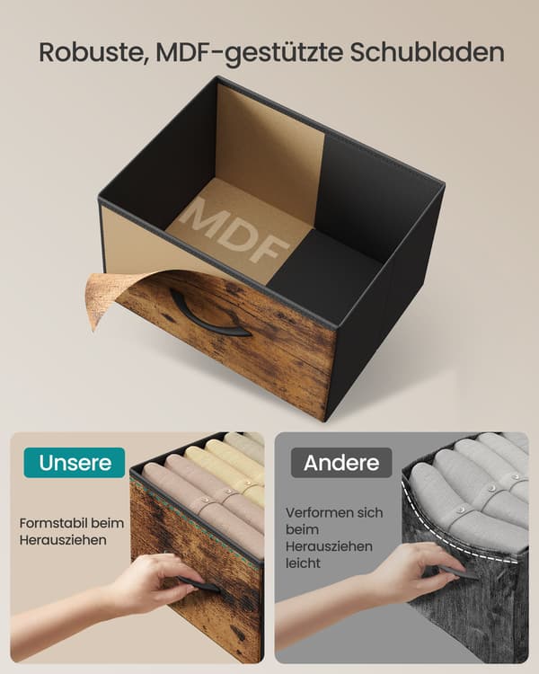Kommode, Opbevaringsmøbel, Stål, MDF