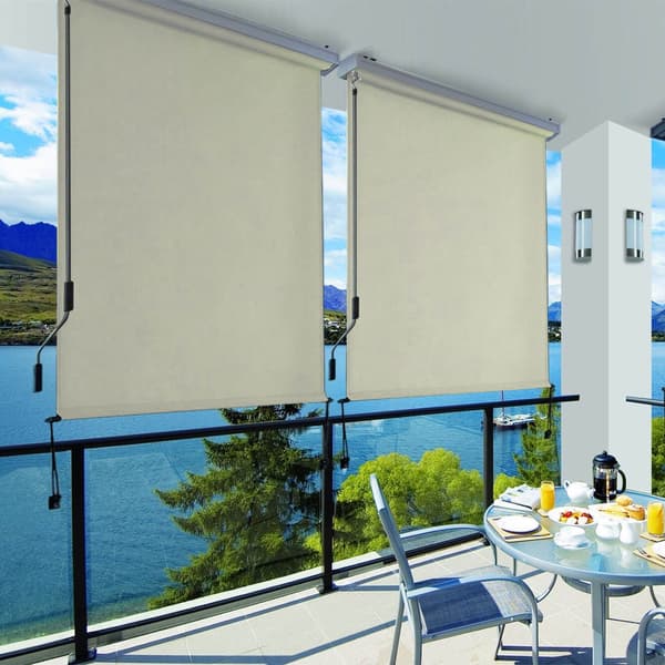 Side markise 1,6 x 3,5 m (H x L) til balkon, terrasse, terrasse