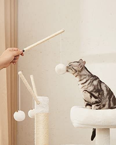 Cat Scratching Post med Kullbricka Vintage Brunt