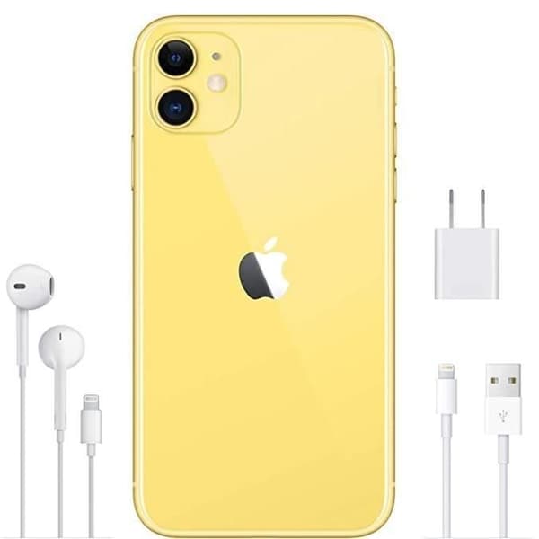 APPLE iPhone 11 128 GB Gul - Begagnad - Bra skick